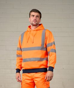 High-visibility hoodie