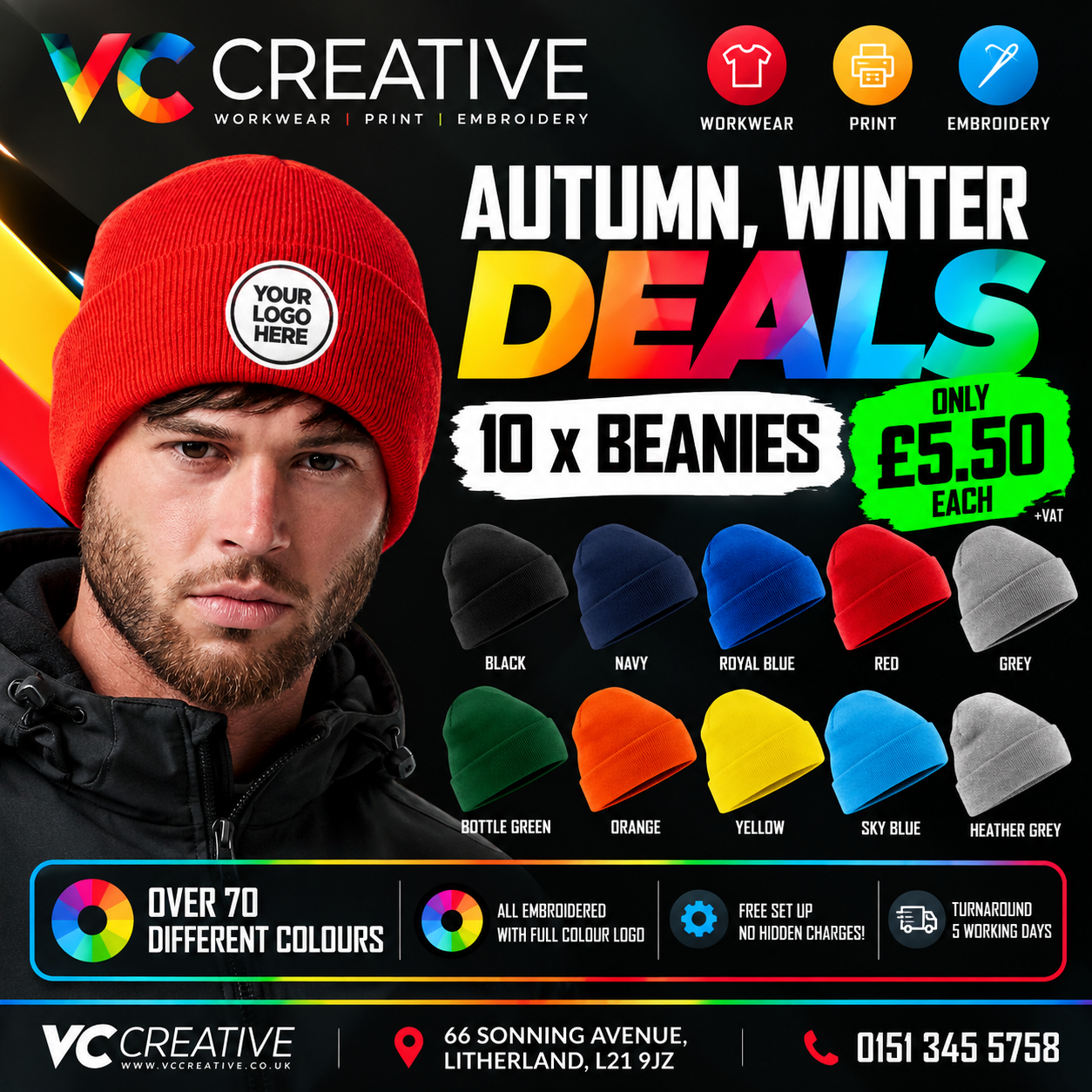 10 x Beanie Offer £55!