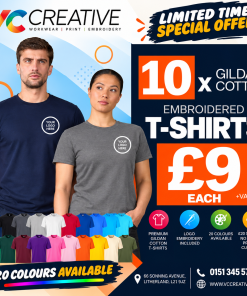 10 x Cotton T-Shirt Pack £90!