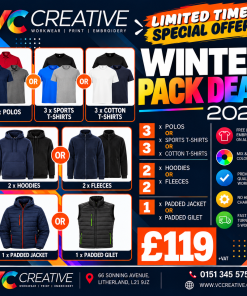 Winter Pack Mix & Match Bundle Offer £119!